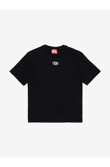 تيشيرت ولادي بشعار لون أسود 