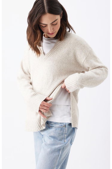 Vera Nursing Knit (Oat Marle)