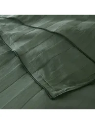 Victor Striped 100% Washed Cotton Satin 300 Thread Count Pillowcase - 6