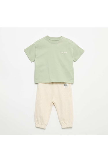 T-shirt and jogging bottoms set GREEN