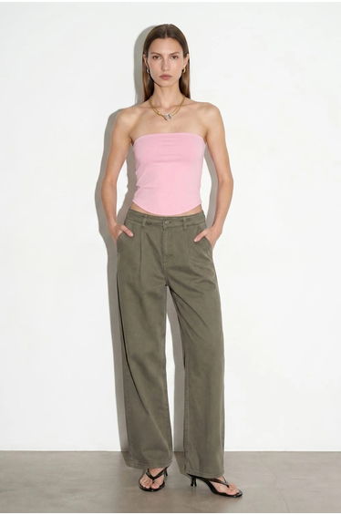 Dilvin Women’s Strapless Crop Bandeau Top