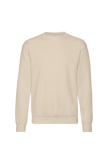 Fruit Of The Loom Mens Set-In Belcoro® Yarn Sweatshirt - Natural