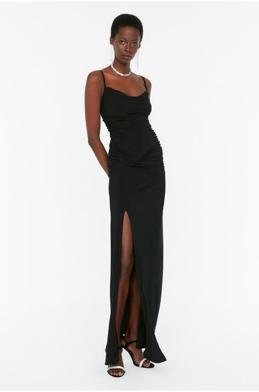 Evening & Prom Dress - Black - Shift
