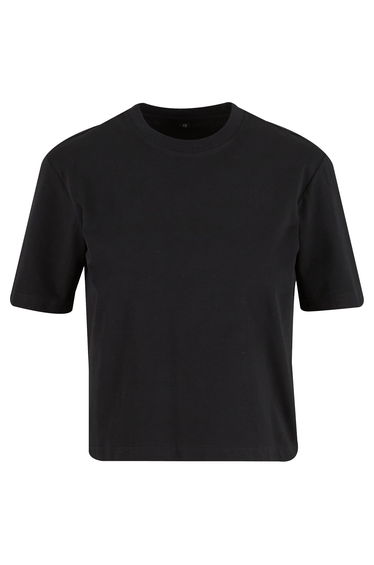 Build Your Brand Womens/Ladies Sorona Loose T-Shirt - Black