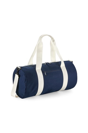 BagBase Original XL Barrel Bag - French Navy/Off White
