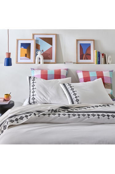 Pillowcase in Washed Cotton, Ifrane