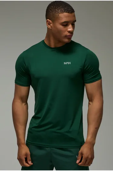 Man Active Regular Fit T-shirt - green