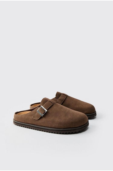 Skater Sole Buckle Detail Mule