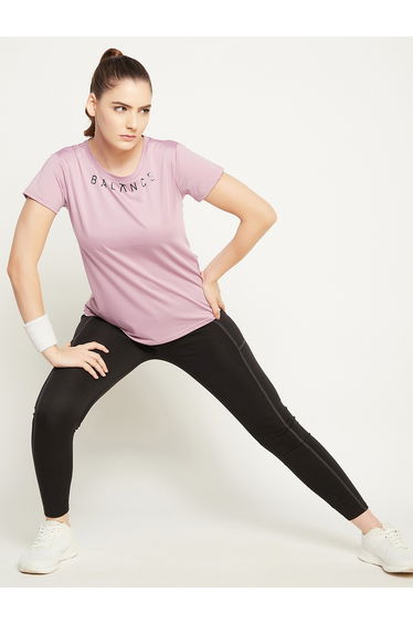 Comfort Fit Text Print Active T-Shirt