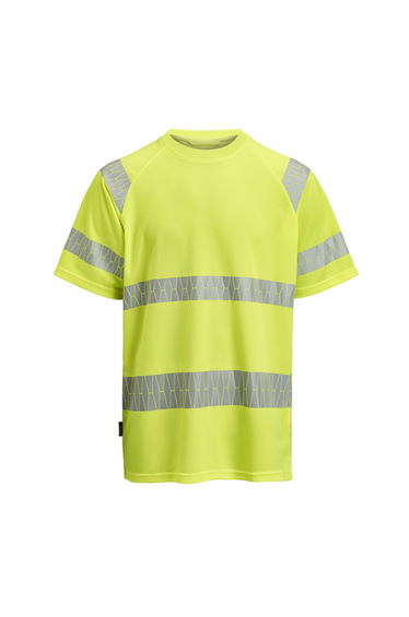 Jobman Mens High-Vis T-Shirt - Hi Vis Yellow