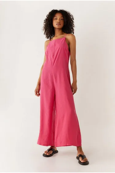 Strappy Wide Leg Jumpsuit