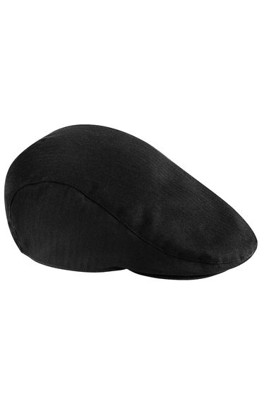 Beechfield Unisex Vintage Flat Cap / Headwear - Black