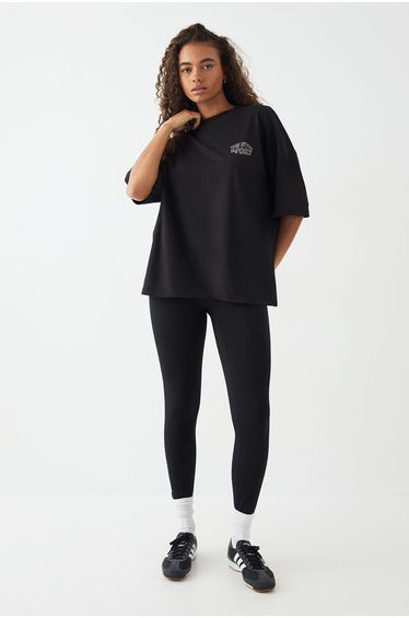 DSGN Studio Sport Printed Oversized T-Shirt - black
