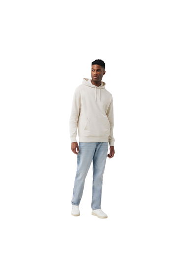 Iqoniq Unisex Adult Rila Recycled Cotton Lightweight Hoodie - Ivory White