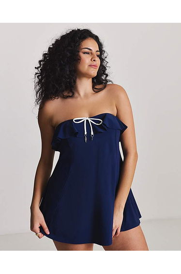 Magisculpt Ruffle Bandeau Swimdress