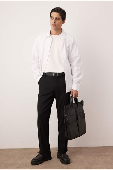 Black Men's Boyfriend Fit Pants