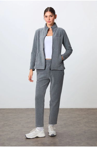 TOMMY Women's Long-Sleeve Zipper Tracksuit Set