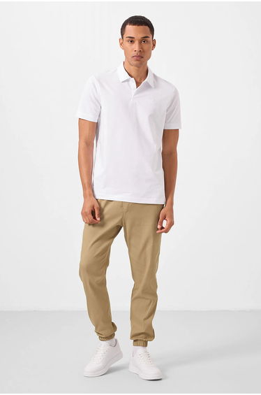 TOMMY Men's Cotton Elastane Polo T-Shirt