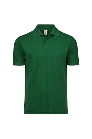 Tee Jays Mens Power Pique Organic Polo Shirt - Forest Green