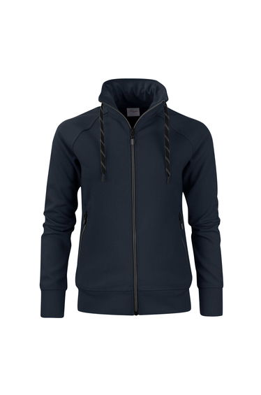 Printer Womens/Ladies Jog Sweat Jacket - Dark Navy