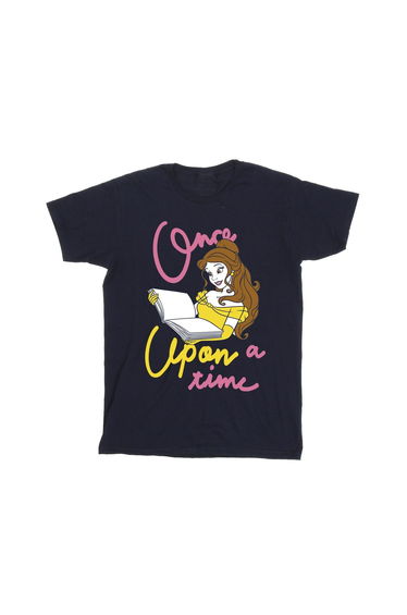 Beauty And The Beast Boys Once Upon A Time Belle T-Shirt - Navy Blue