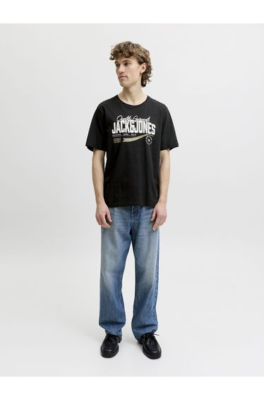 Logo Print Crew Neck Short Sleeve T-Shirt