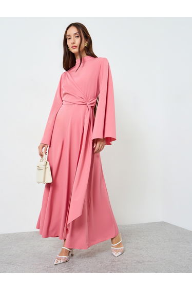 Women Maxi Dress with Long Sleeves