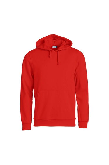 Clique Unisex Adult Basic Hoodie - Red