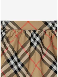 Baby Girls Check Kelsey Skirt in Beige - 2
