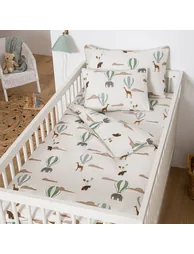 Aubin Baby's Fitted Sheet in 20% Recycled Cotton - 1