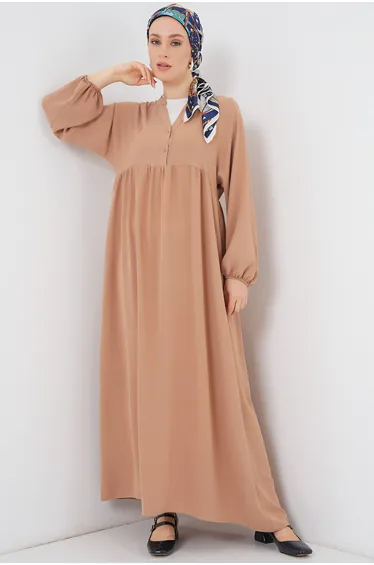 BDART V-Neck Buttoned Maxi Dress
