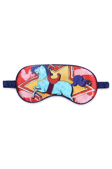 Silk Eye Mask / "Year Of The Horse"