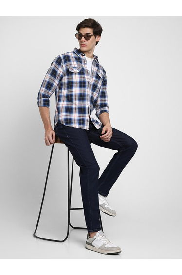 Checked Long Sleeves Casual Shirt