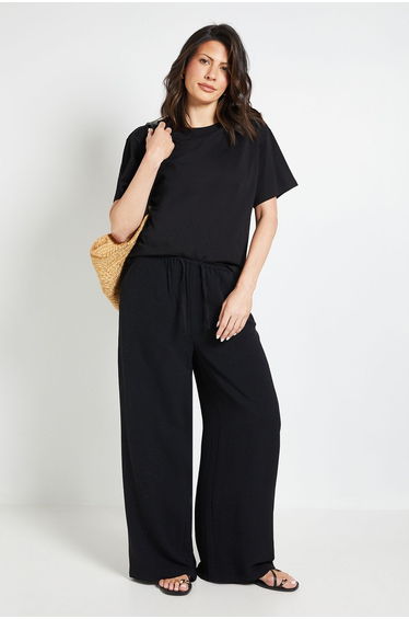 Drawstring Woven Trouser