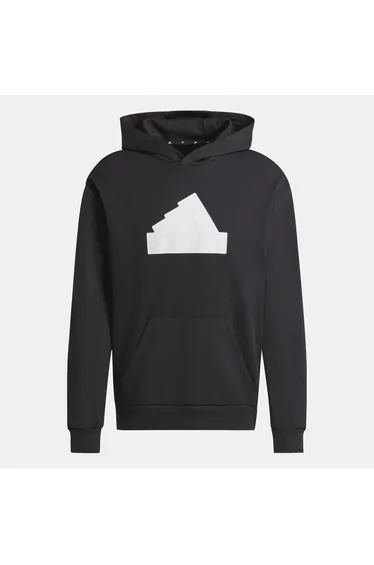 Men's adidas Black Future Icons Badge of Sport Hoodie in Black