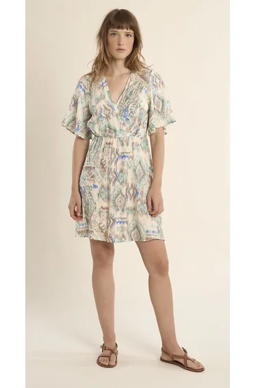 فستان مولي براكن متعدد الالوان قصير