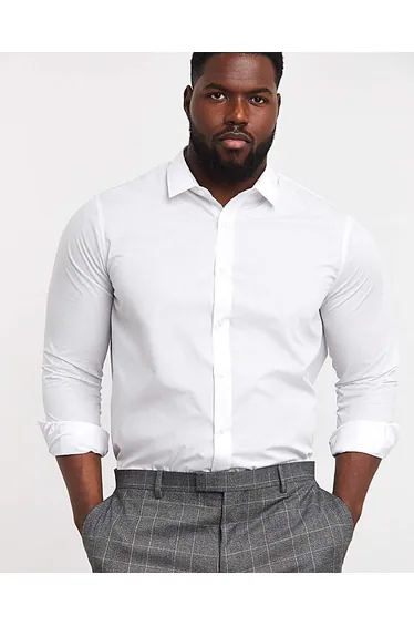 قميص رسمي بأكمام طويلة
