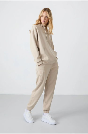 TOMMY Oversized Hooded Sweatshirt And Pants Set