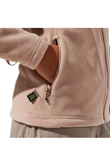 جاكيت بيرغوس قطن زهري بسحاب