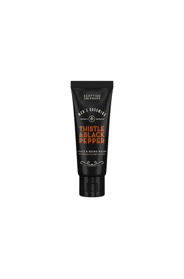 Scottish Fine Soaps Thistle & Black Pepper Face & Beard Wash 75ml