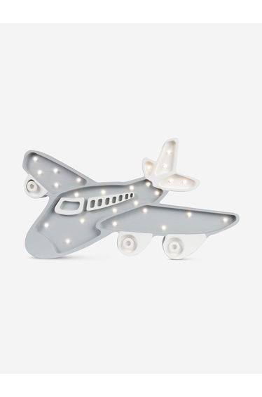 Plane Lamp in Grey (21.5x39x5.5 cm)