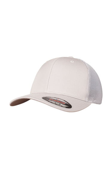 Yupoong Unisex Adult Flexfit Mesh Trucker Cap - Silver