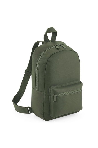 Bagbase Mini Essential Backpack/Rucksack Bag - Olive Green