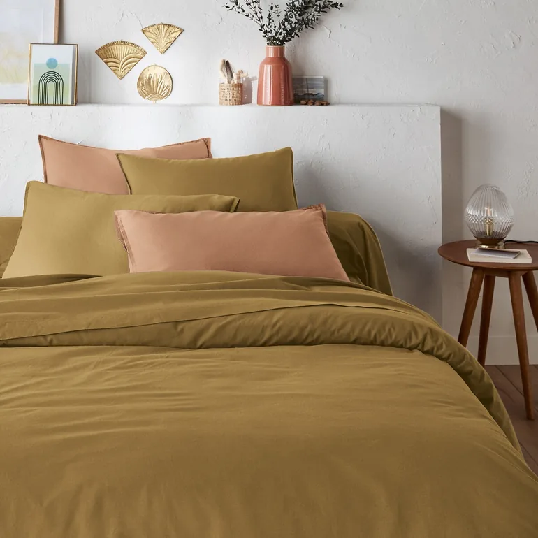 Scenario Plain Washed Cotton Flat Sheet - 3