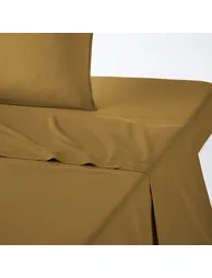 Scenario Plain Washed Cotton Flat Sheet - 1