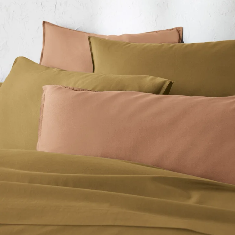 Scenario Plain Washed Cotton Flat Sheet - 4