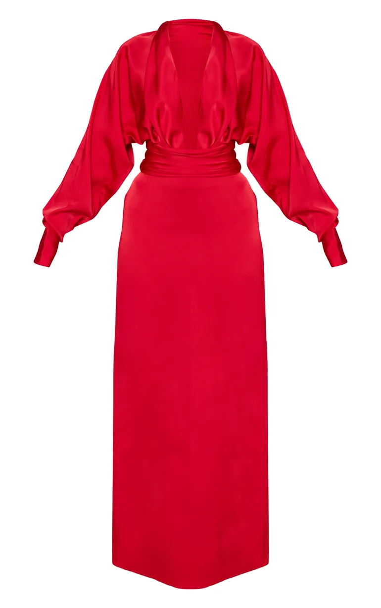 plt red satin dress Satin Dress Burgundy Dress Pretty Little Thing Plt Pretty Little Thing  Burgundy Red Satin Depop