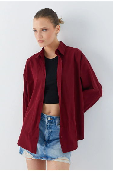 Mixray Long Sleeve Cotton Shirt
