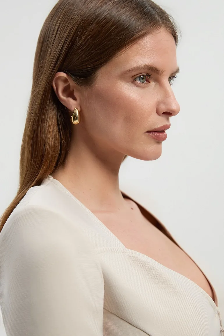 Figure Form Bandage Belted Top - 1