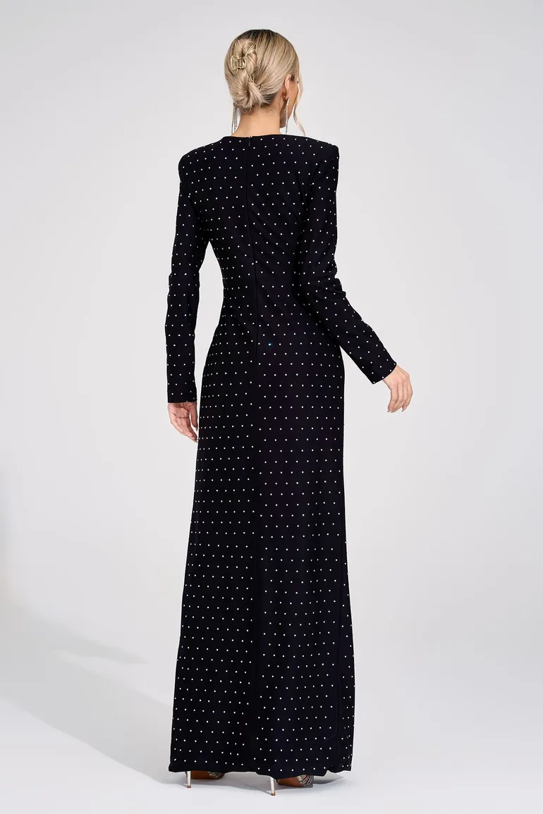 Pernilla Black Diamond Maxi Dress - 6